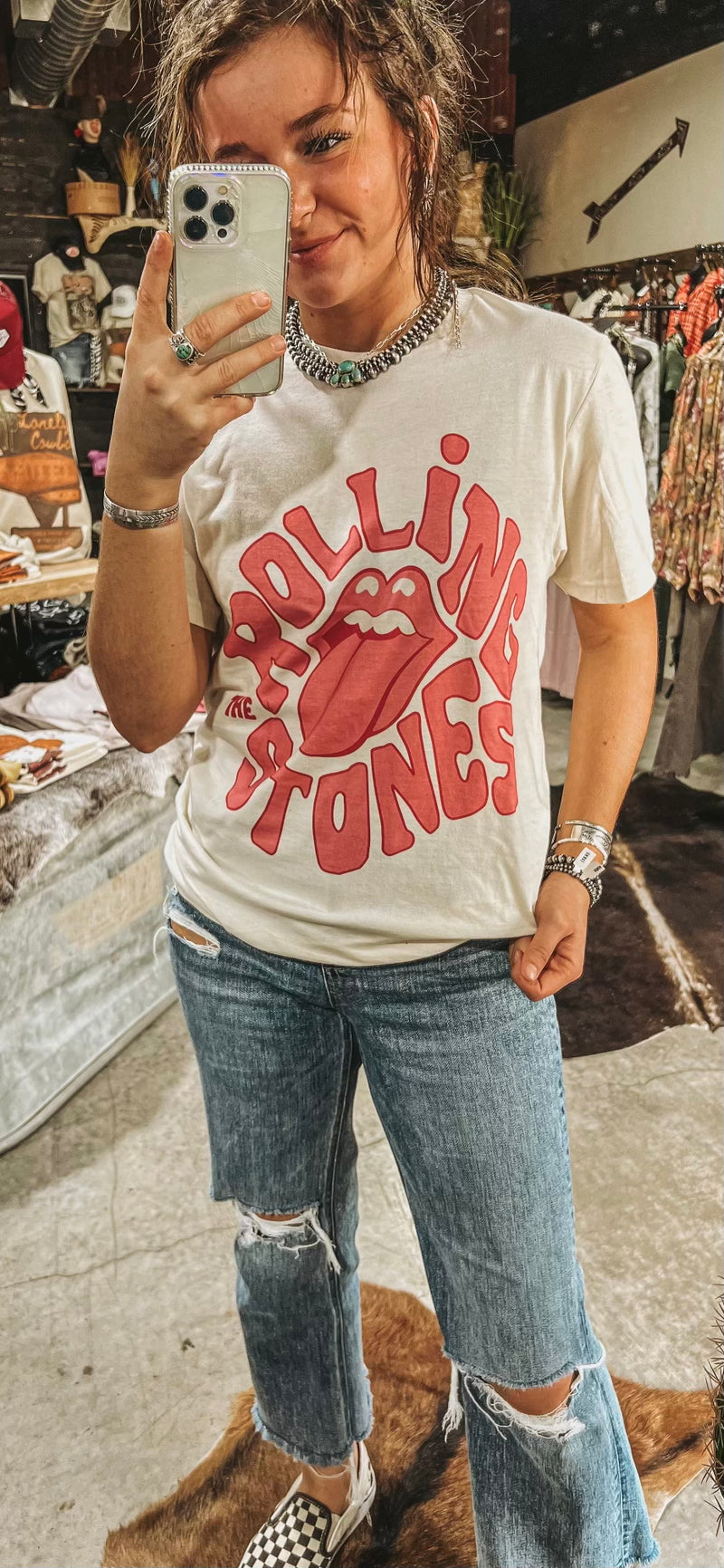 Pink Rolling Stones