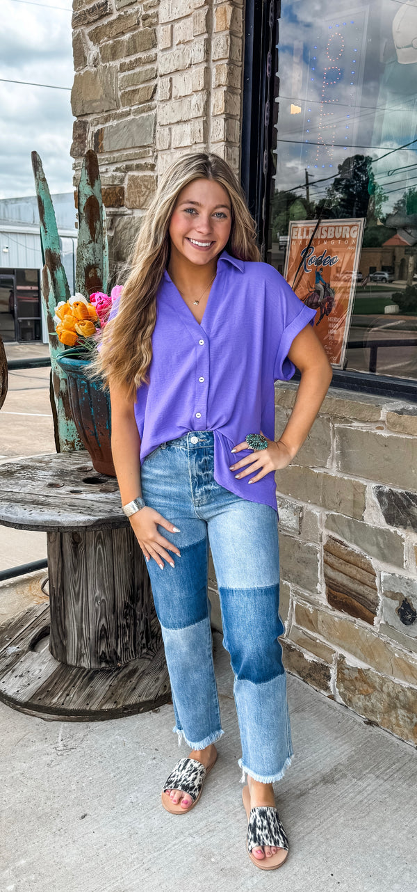 The Ruby Top (in Purple)