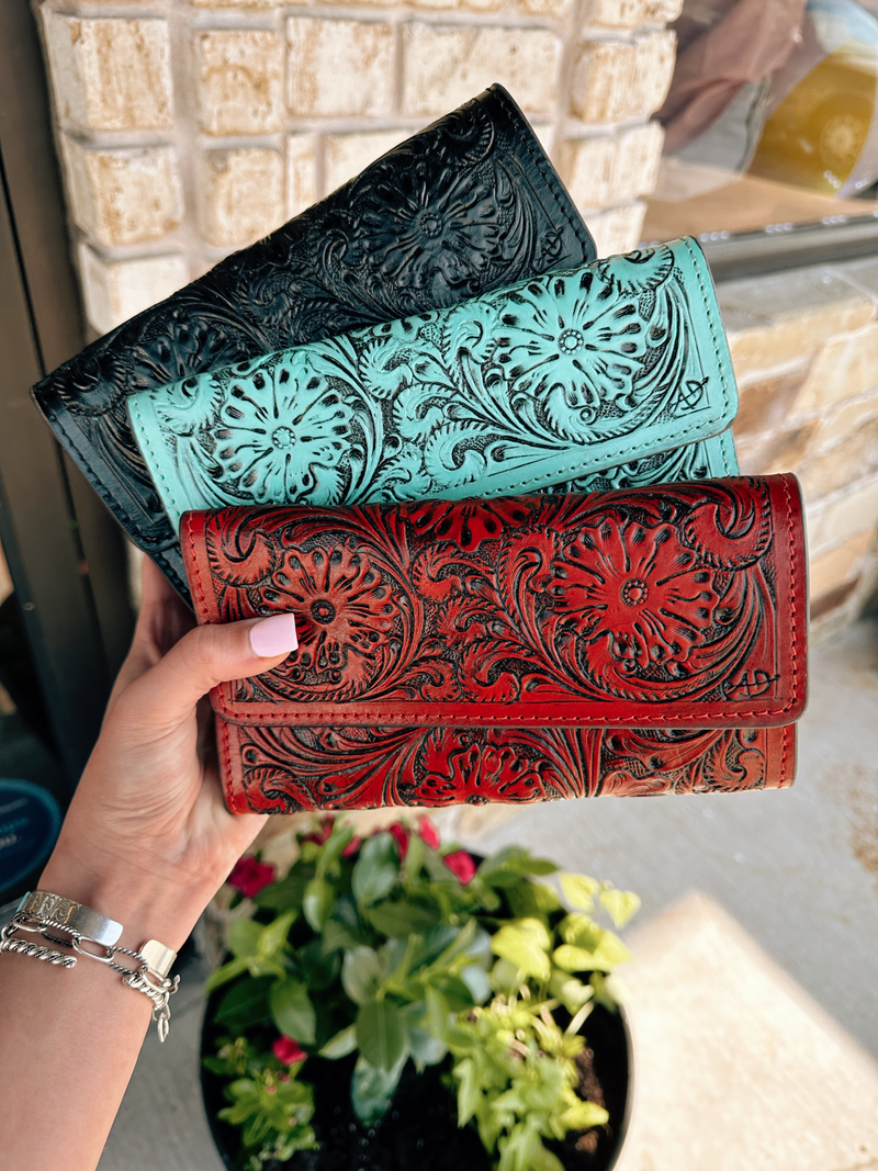 The Catalina Tooled Wallets